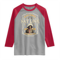 Black Cowboy Nat Love Raglan Shirt Deadwood Dick African American Cowboy