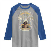 Black Cowboy Nat Love Raglan Shirt Deadwood Dick African American Cowboy