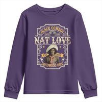 Black Cowboy Nat Love Youth Sweatshirt Deadwood Dick African American Cowboy