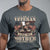 I Am A Veteran Like My Mother Before Me T Shirt Vintage American Flag - Wonder Print Shop