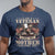 I Am A Veteran Like My Mother Before Me T Shirt Vintage American Flag - Wonder Print Shop