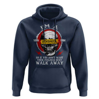 Funny I Am A Boomer Hoodie So If You Dont Want Your Feeling Hurt Walk Away Vintage Skull - Wonder Print Shop