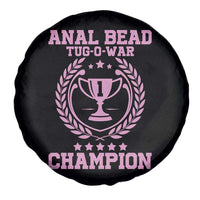 Funny #1 Anal Bead Tug O War Champion Spare Tire Cover Pink Adult Humor Cringe