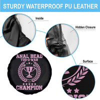Funny #1 Anal Bead Tug O War Champion Spare Tire Cover Pink Adult Humor Cringe