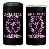 Funny #1 Anal Bead Tug O War Champion 4 in 1 Can Cooler Tumbler Pink Adult Humor Cringe - Wonder Print Shop