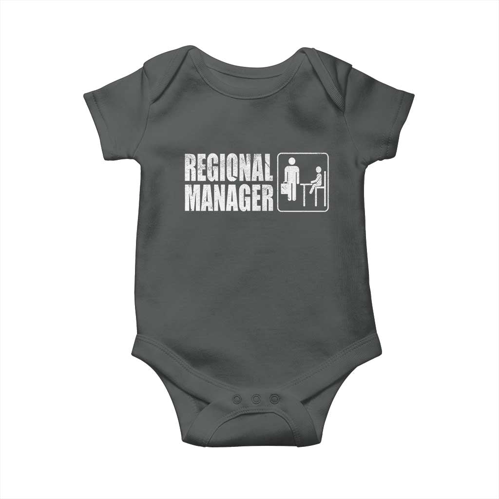 Regional Manager Baby Onesie Funny Dad Baby Matching