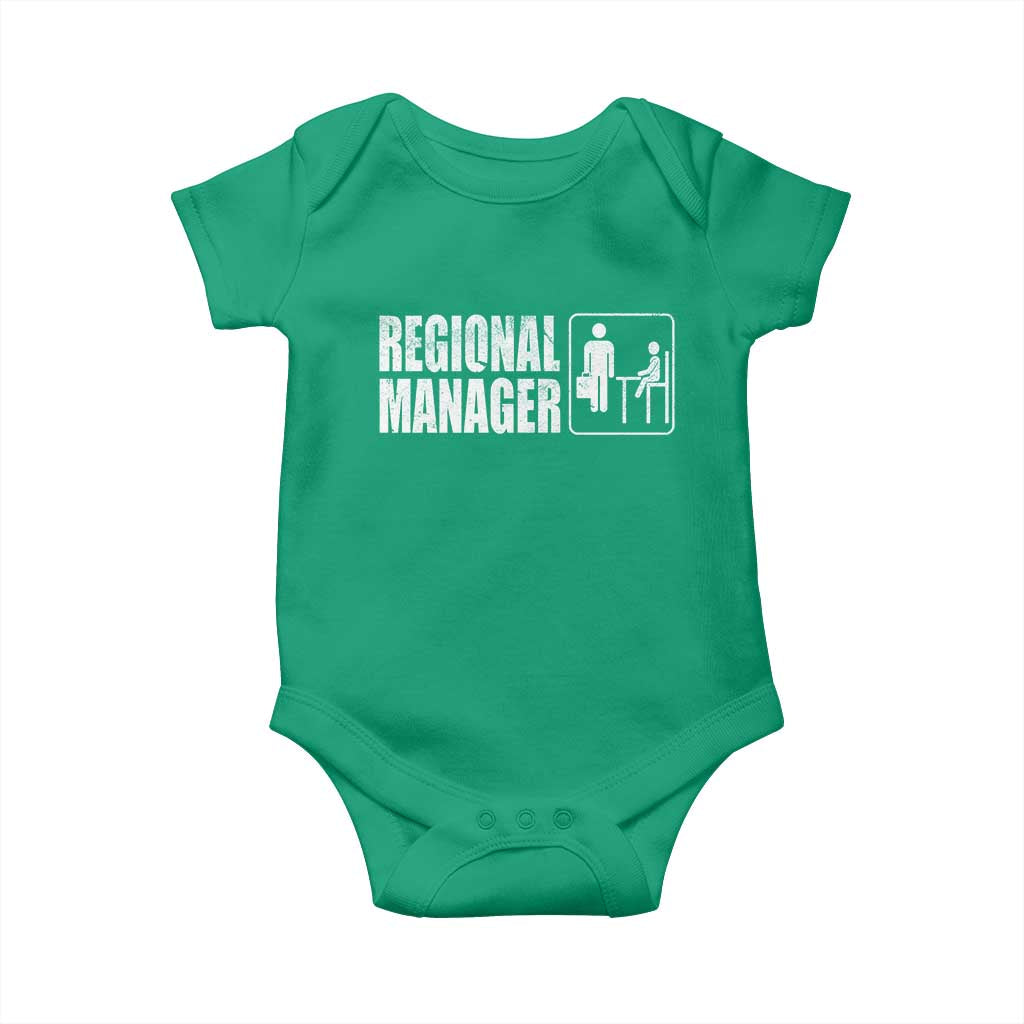 Regional Manager Baby Onesie Funny Dad Baby Matching