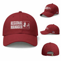 Regional Manager Baseball Cap Funny Dad Baby Matching