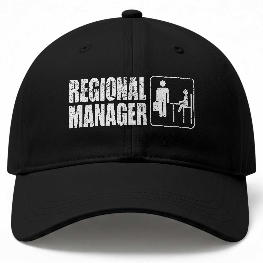 Regional Manager Baseball Cap Funny Dad Baby Matching