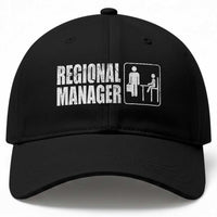 Regional Manager Baseball Cap Funny Dad Baby Matching