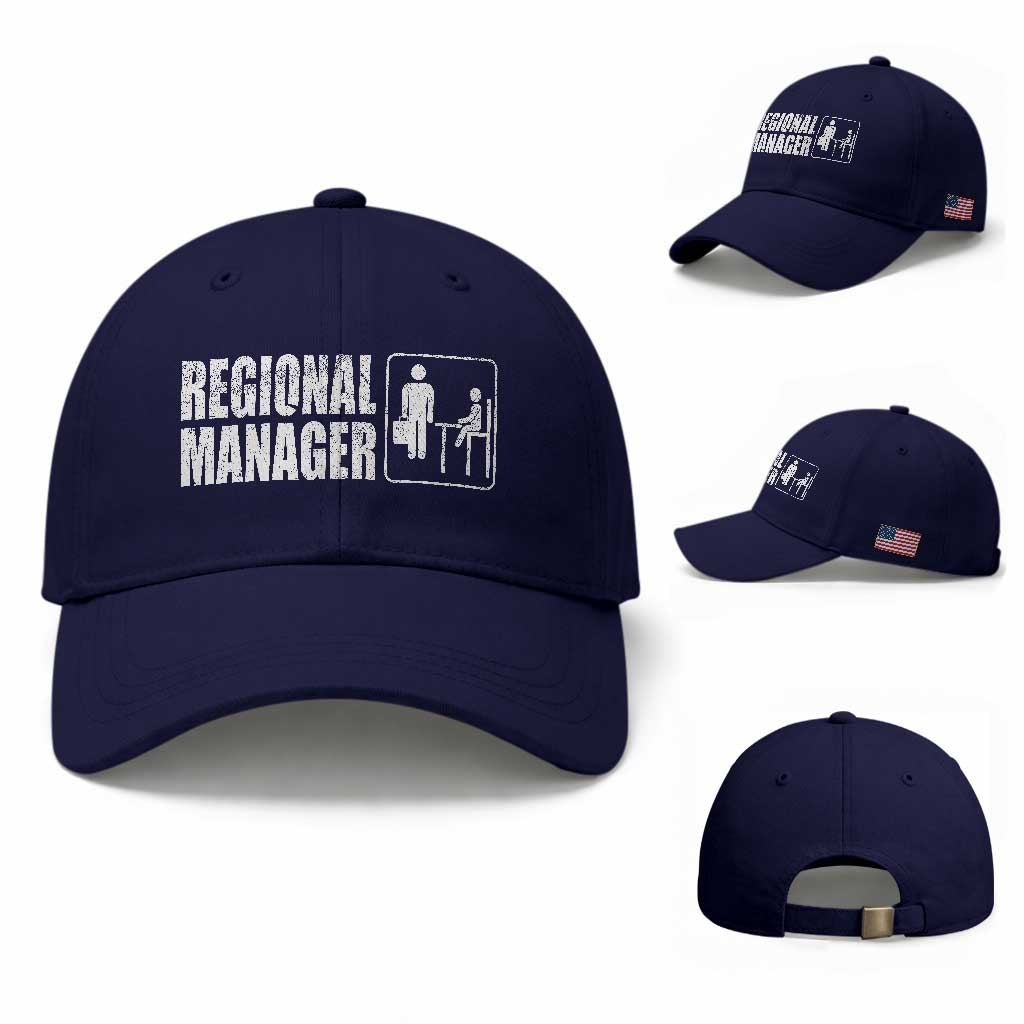 Regional Manager Baseball Cap Funny Dad Baby Matching