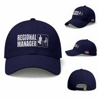 Regional Manager Baseball Cap Funny Dad Baby Matching