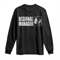 Regional Manager Long Sleeve Shirt Funny Dad Baby Matching