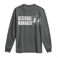 Regional Manager Long Sleeve Shirt Funny Dad Baby Matching