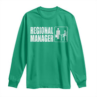 Regional Manager Long Sleeve Shirt Funny Dad Baby Matching