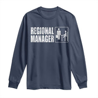 Regional Manager Long Sleeve Shirt Funny Dad Baby Matching