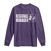 Regional Manager Long Sleeve Shirt Funny Dad Baby Matching