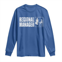 Regional Manager Long Sleeve Shirt Funny Dad Baby Matching