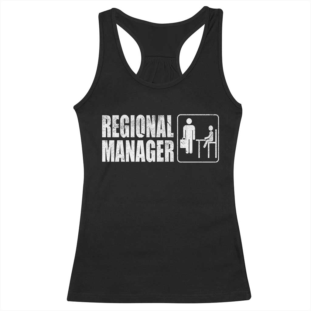 Regional Manager Racerback Tank Top Funny Dad Baby Matching