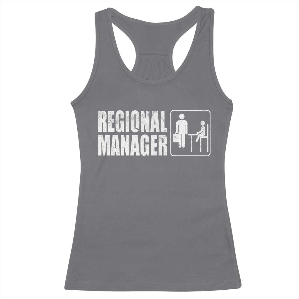 Regional Manager Racerback Tank Top Funny Dad Baby Matching