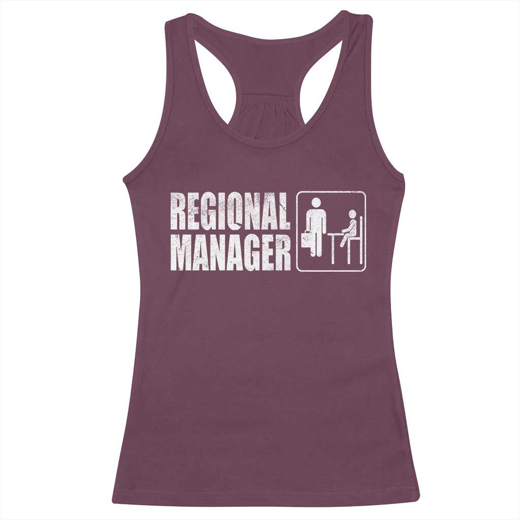 Regional Manager Racerback Tank Top Funny Dad Baby Matching