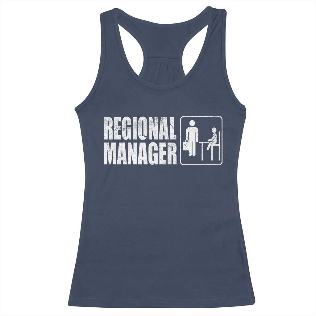 Regional Manager Racerback Tank Top Funny Dad Baby Matching