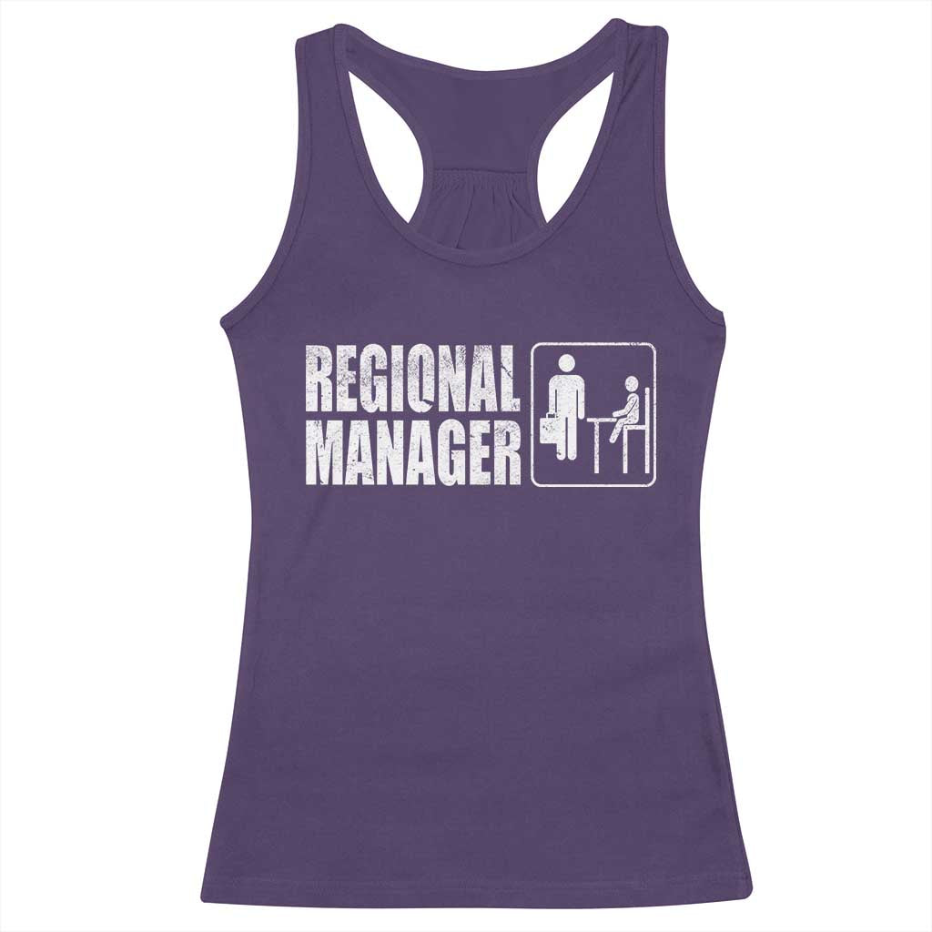 Regional Manager Racerback Tank Top Funny Dad Baby Matching