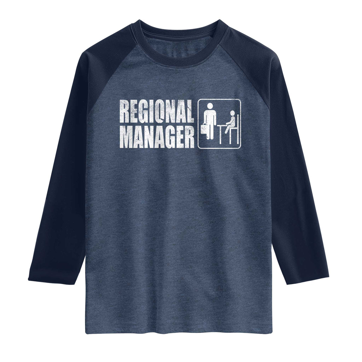 Regional Manager Raglan Shirt Funny Dad Baby Matching