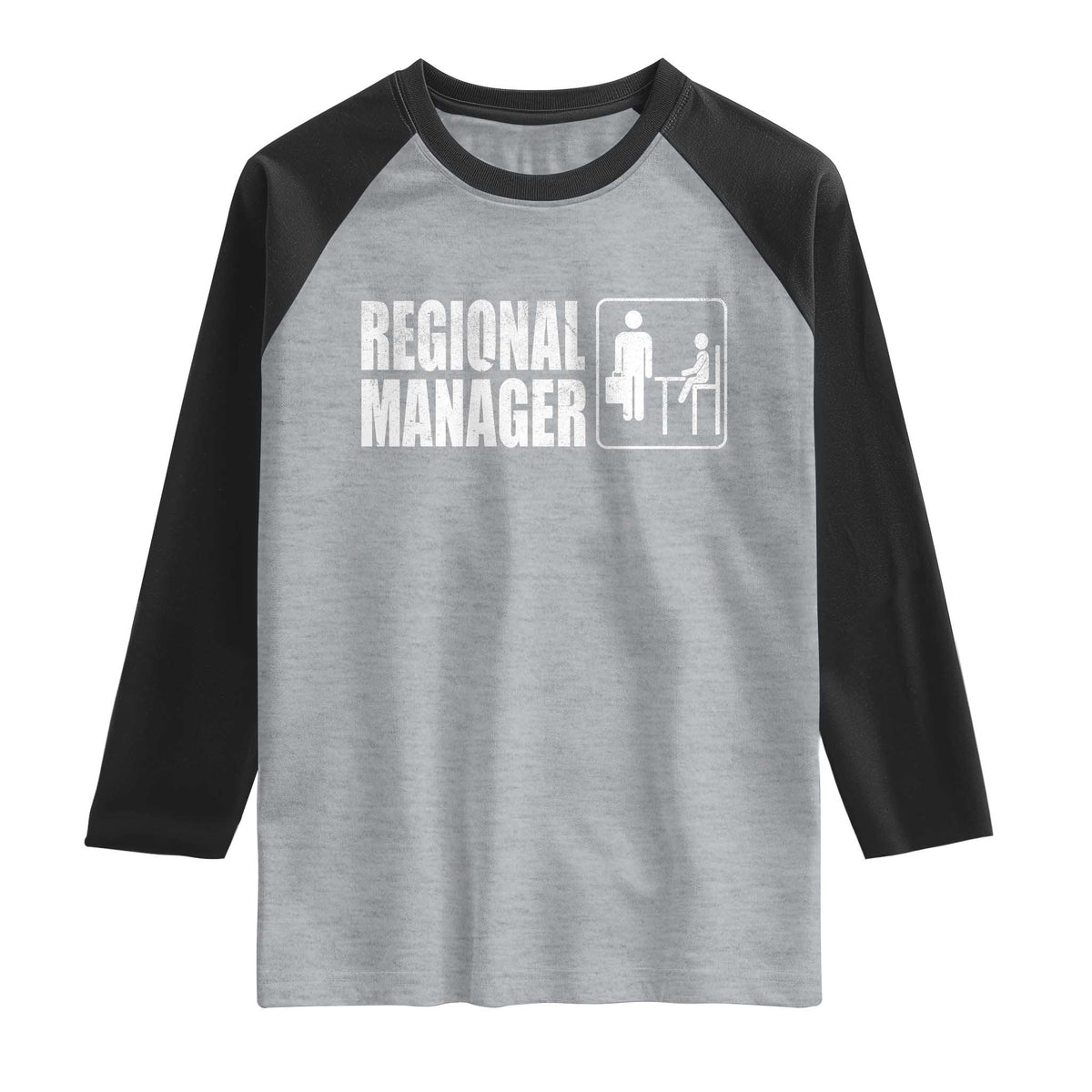 Regional Manager Raglan Shirt Funny Dad Baby Matching