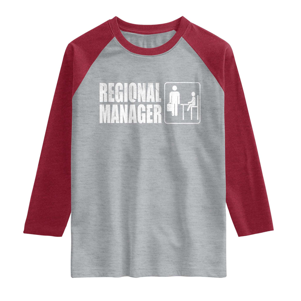 Regional Manager Raglan Shirt Funny Dad Baby Matching