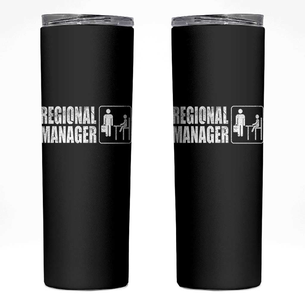 Regional Manager Skinny Tumbler Funny Dad Baby Matching