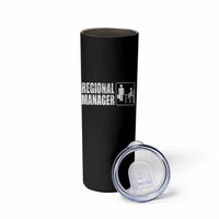 Regional Manager Skinny Tumbler Funny Dad Baby Matching
