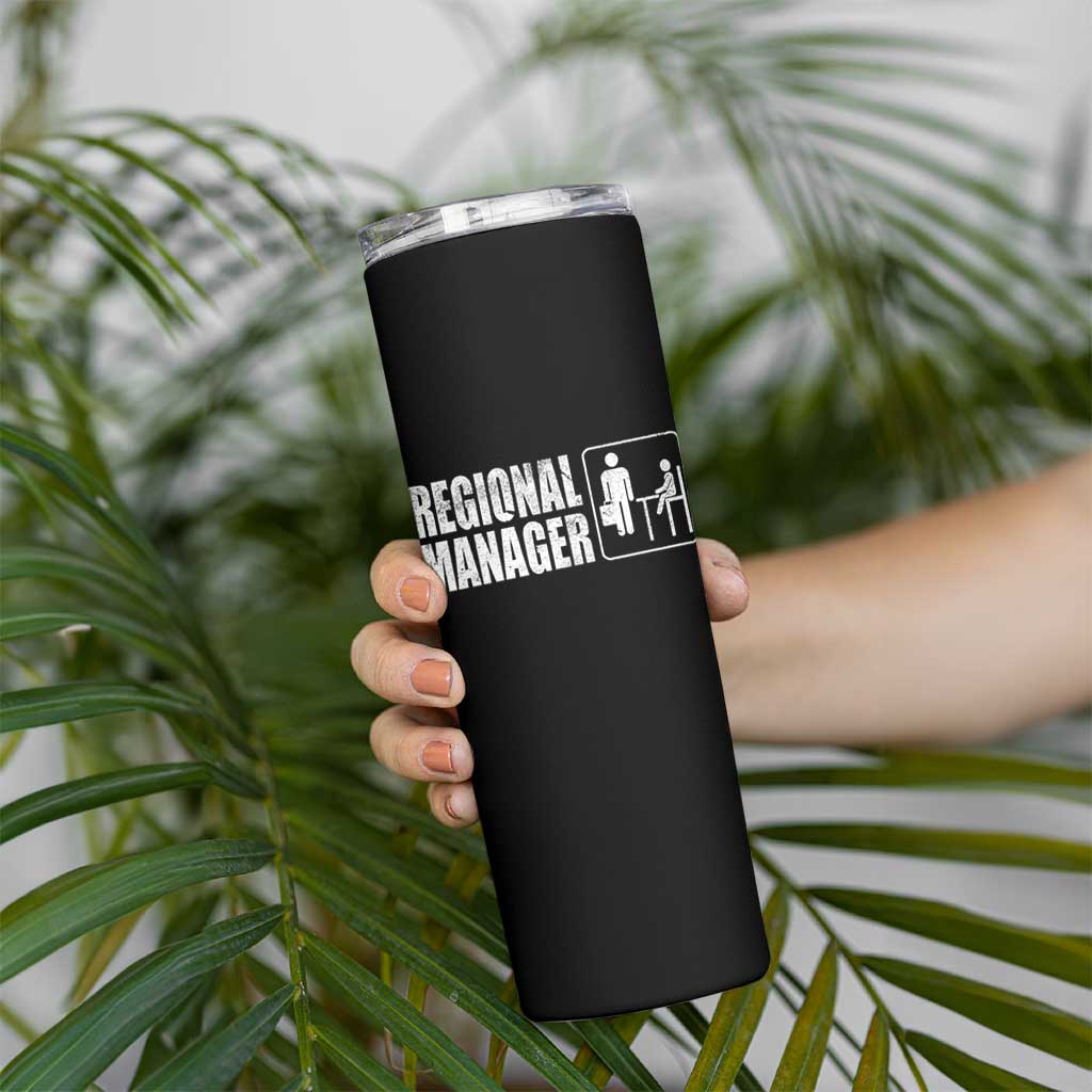 Regional Manager Skinny Tumbler Funny Dad Baby Matching