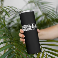 Regional Manager Skinny Tumbler Funny Dad Baby Matching