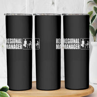 Regional Manager Skinny Tumbler Funny Dad Baby Matching