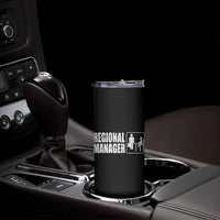Regional Manager Skinny Tumbler Funny Dad Baby Matching