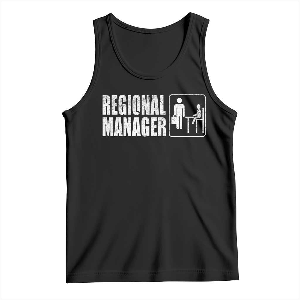 Regional Manager Tank Top Funny Dad Baby Matching