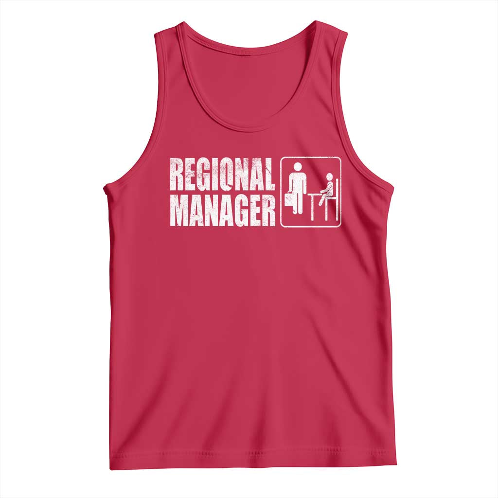 Regional Manager Tank Top Funny Dad Baby Matching