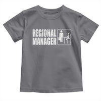 Regional Manager Toddler T Shirt Funny Dad Baby Matching