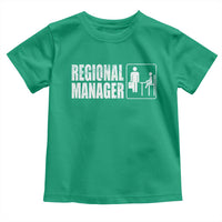Regional Manager Toddler T Shirt Funny Dad Baby Matching