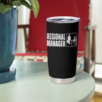 Regional Manager Tumbler Cup Funny Dad Baby Matching