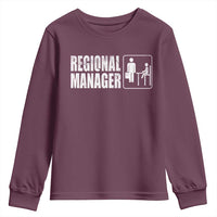 Regional Manager Youth Sweatshirt Funny Dad Baby Matching