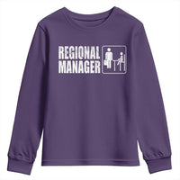 Regional Manager Youth Sweatshirt Funny Dad Baby Matching