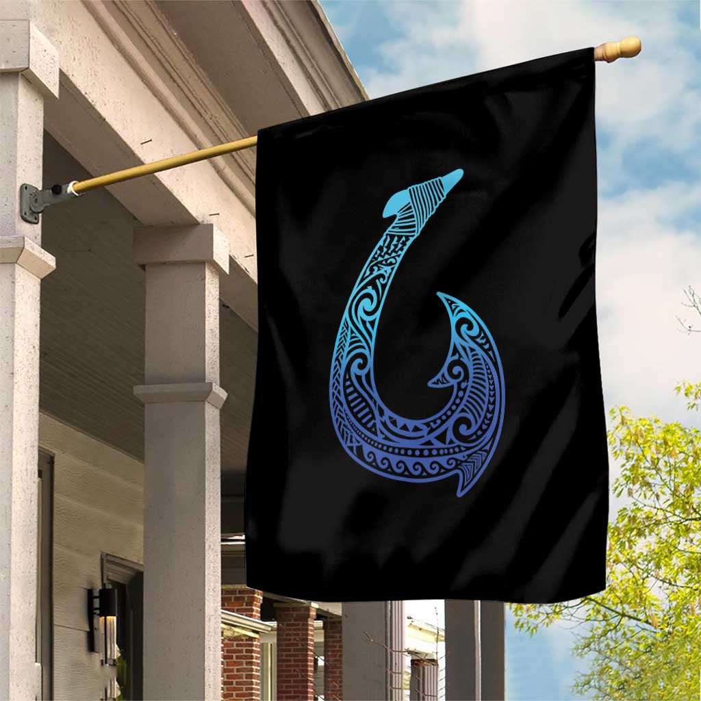 Tribal Makau Hawaiian Fish Hook Pacific Islander Hawaiian Garden Flag