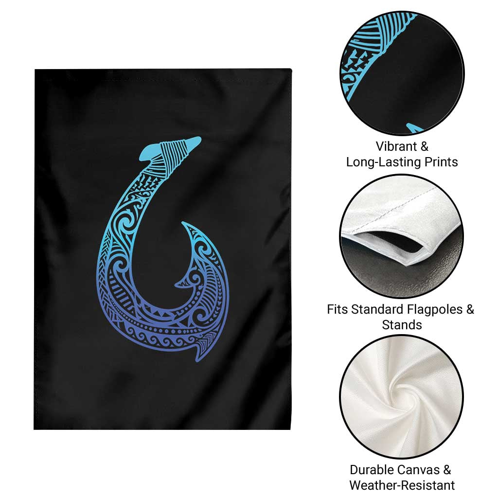 Tribal Makau Hawaiian Fish Hook Pacific Islander Hawaiian Garden Flag
