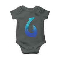 Tribal Makau Hawaiian Fish Hook Pacific Islander Hawaiian Baby Onesie