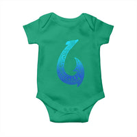 Tribal Makau Hawaiian Fish Hook Pacific Islander Hawaiian Baby Onesie
