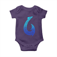 Tribal Makau Hawaiian Fish Hook Pacific Islander Hawaiian Baby Onesie