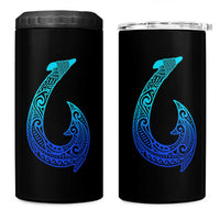 Tribal Makau Hawaiian Fish Hook Pacific Islander Hawaiian 4 in 1 Can Cooler Tumbler