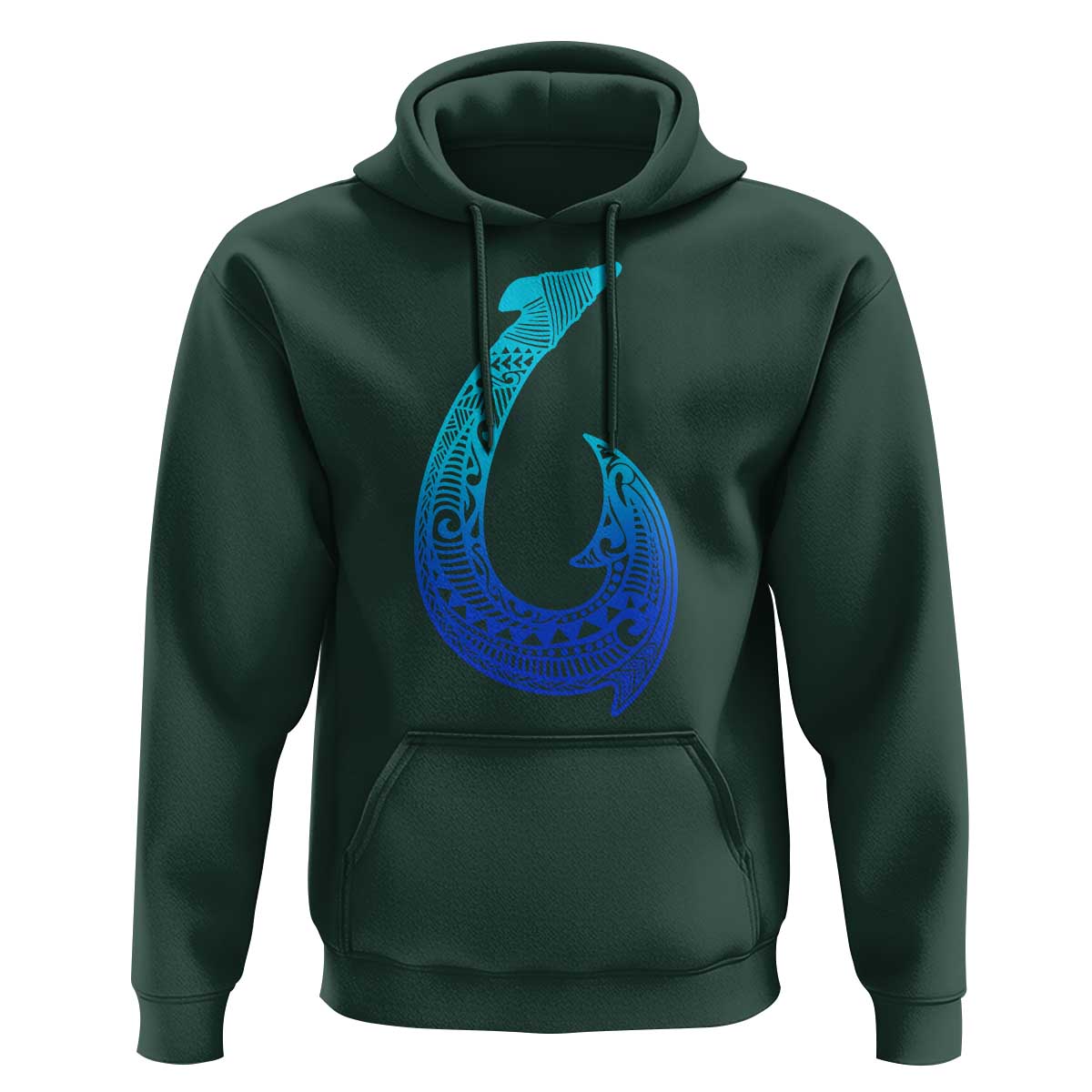 Tribal Makau Hawaiian Fish Hook Pacific Islander Hawaiian Hoodie